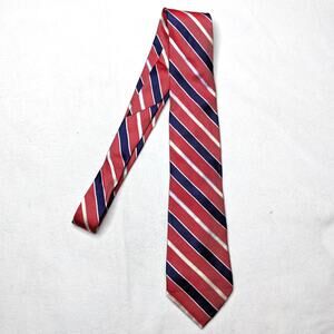 Nautica Men's Neck Tie Silk Red Blue